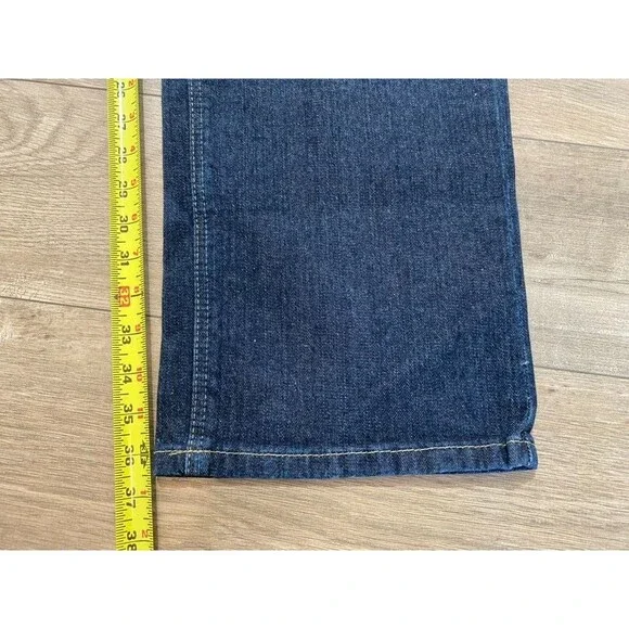 Ariat M5 Mens 42X36 Low Rise Straight Western Dark Blue Durham Denim Jeans